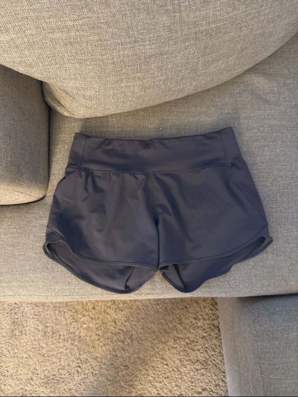 Under Armour Gray Athletic Running Shorts